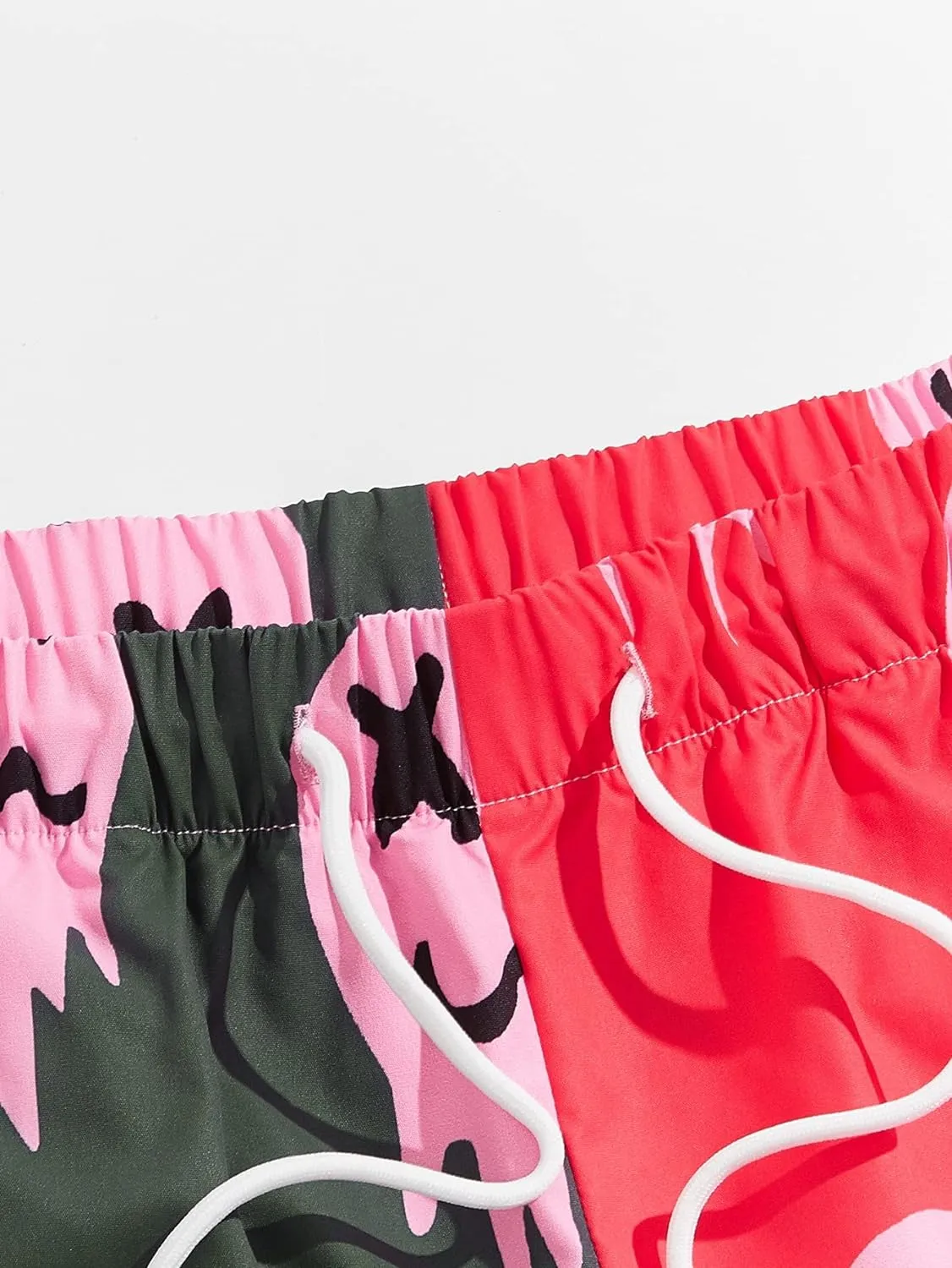 Men's Graphic Hip Print Drawstring Shorts