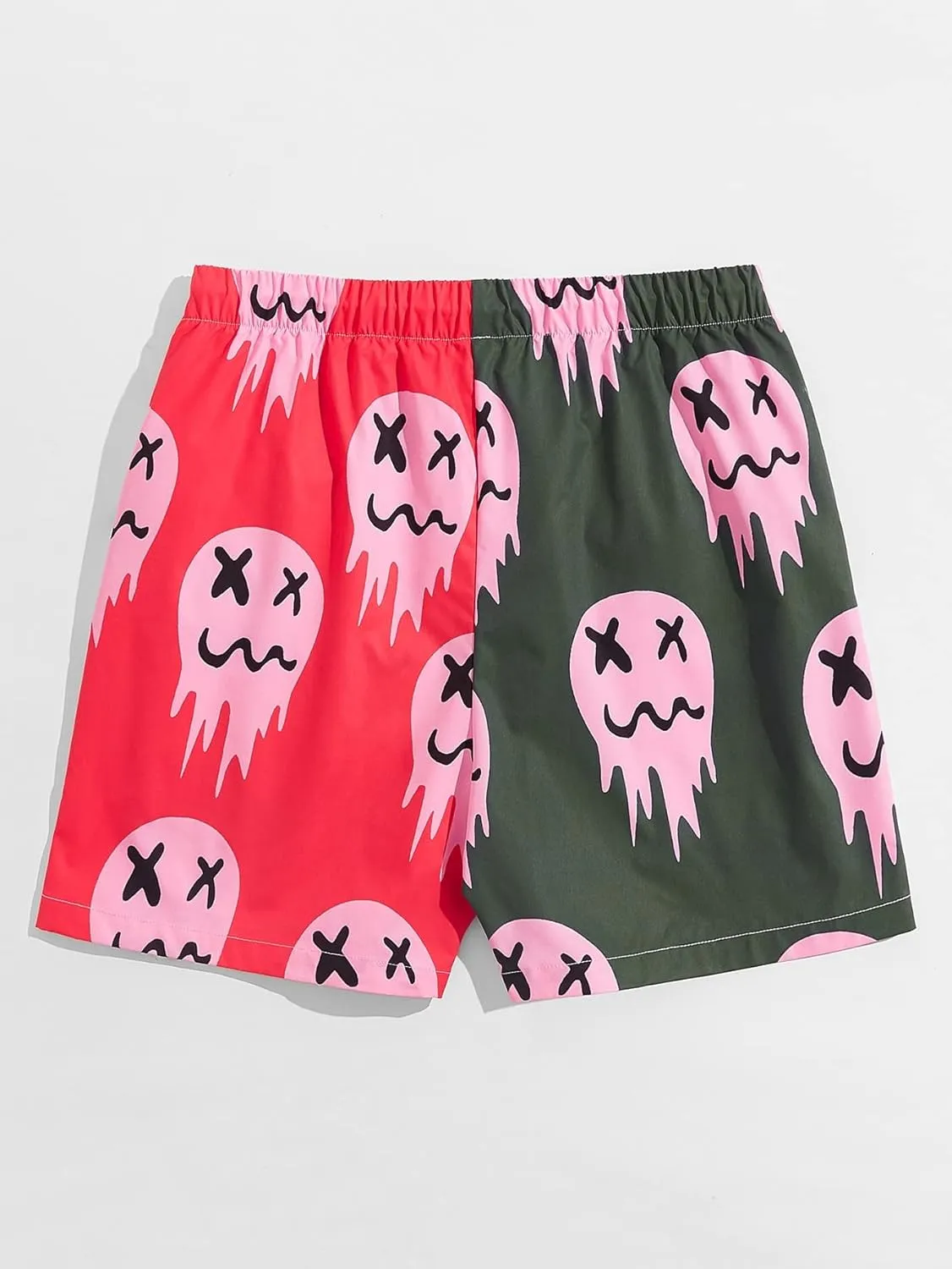 Men's Graphic Hip Print Drawstring Shorts