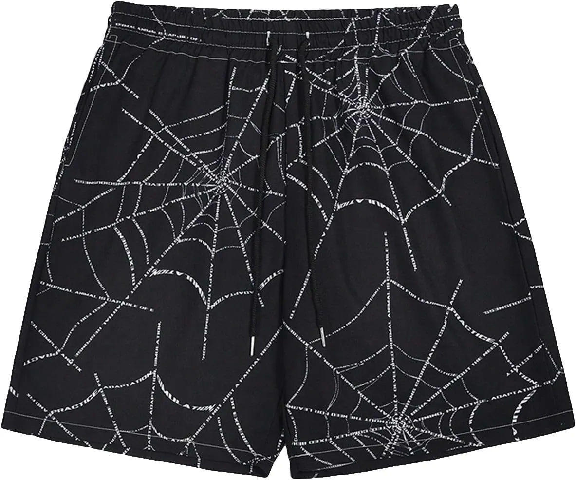 Men's Graphic Hip Print Drawstring Shorts