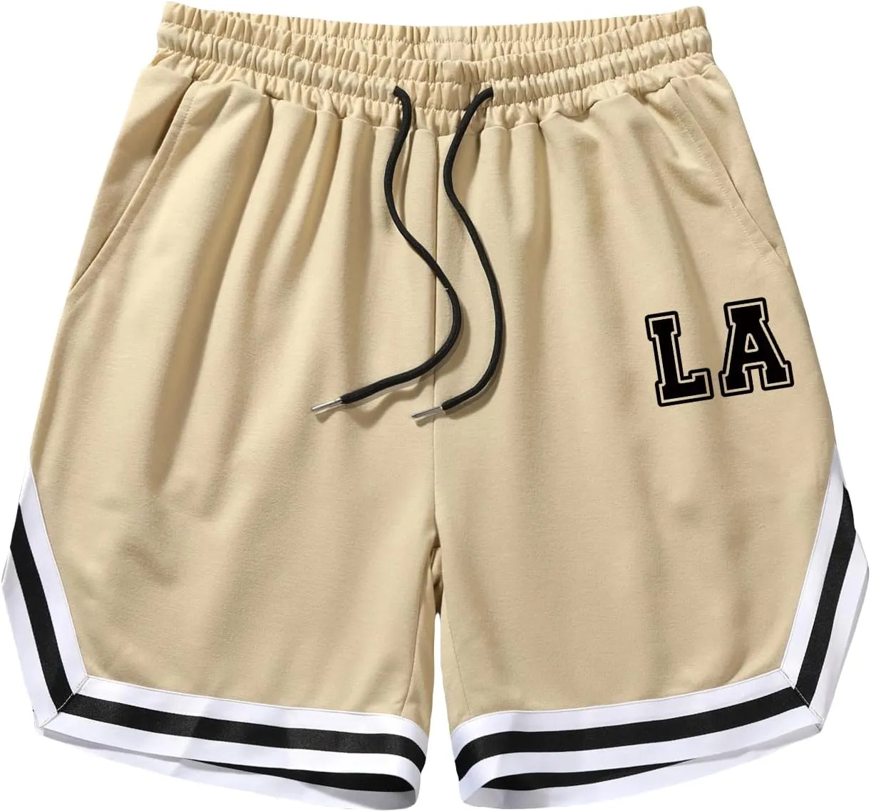 Men's Graphic Hip Print Drawstring Shorts