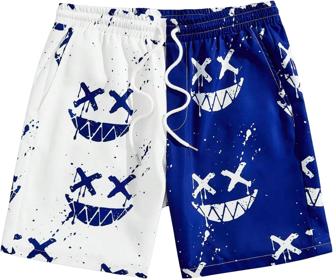Men's Graphic Hip Print Drawstring Shorts