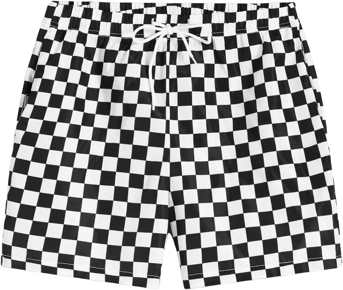 Men's Graphic Hip Print Drawstring Shorts