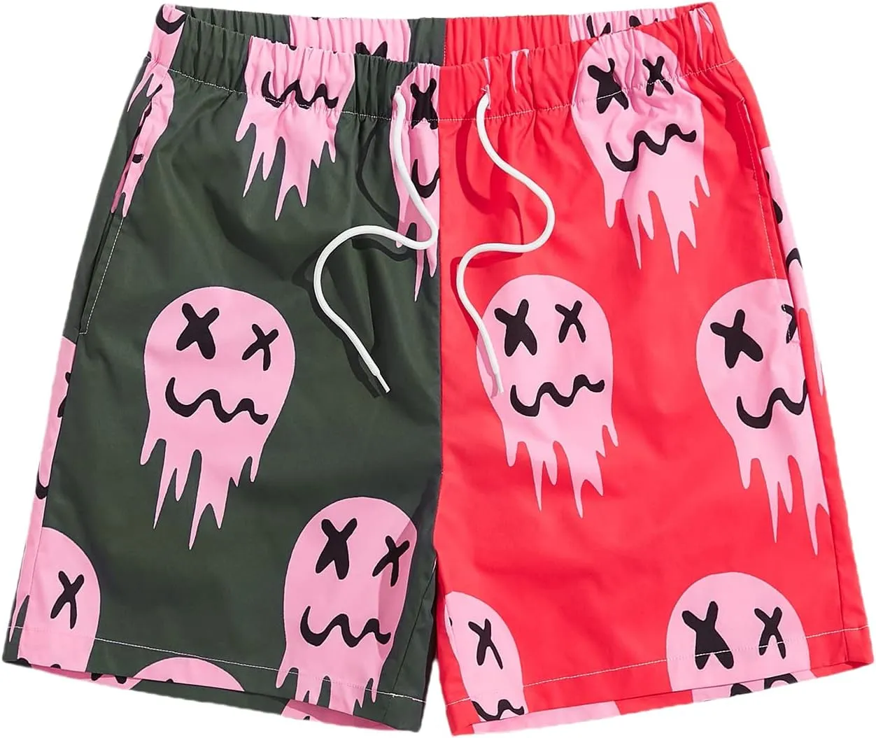Men's Graphic Hip Print Drawstring Shorts