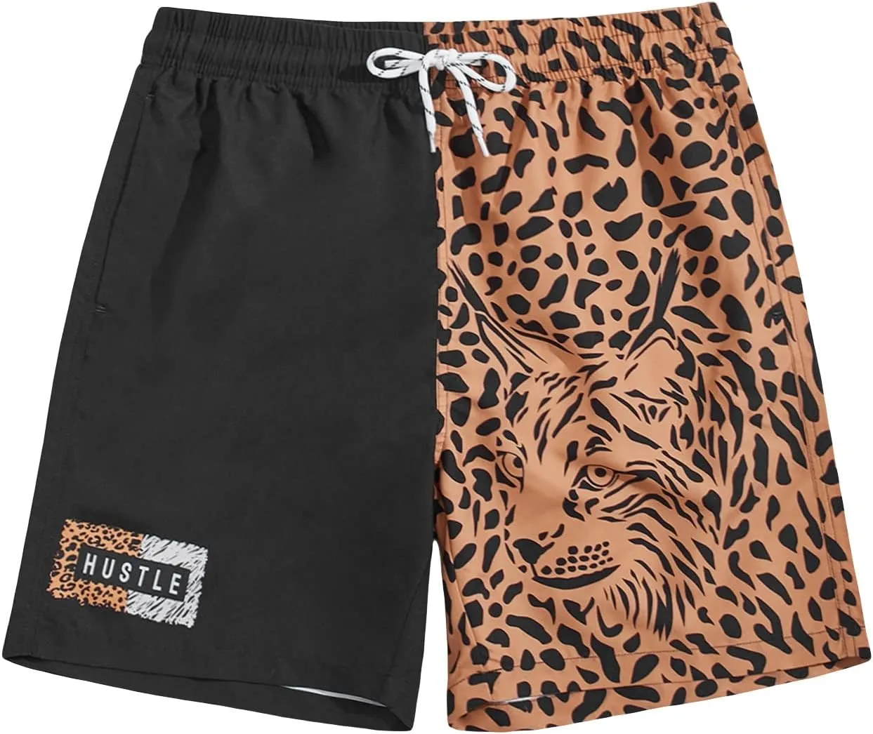 Men's Graphic Hip Print Drawstring Shorts
