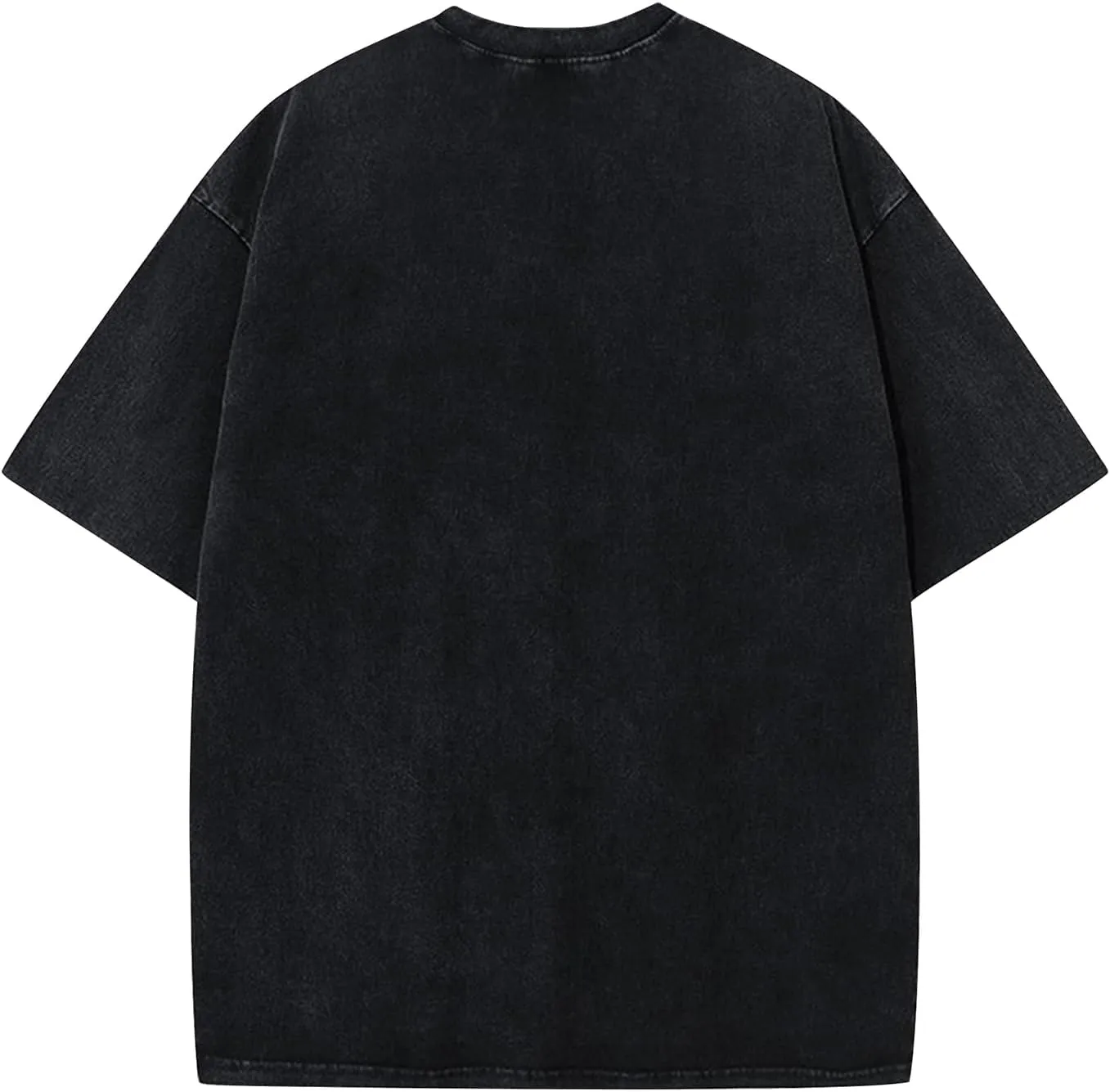 Men's Hip Hop Graphic Print Cotton T-Shirt Fashion Special Design Crewneck Rapper Short Sleeve Tops