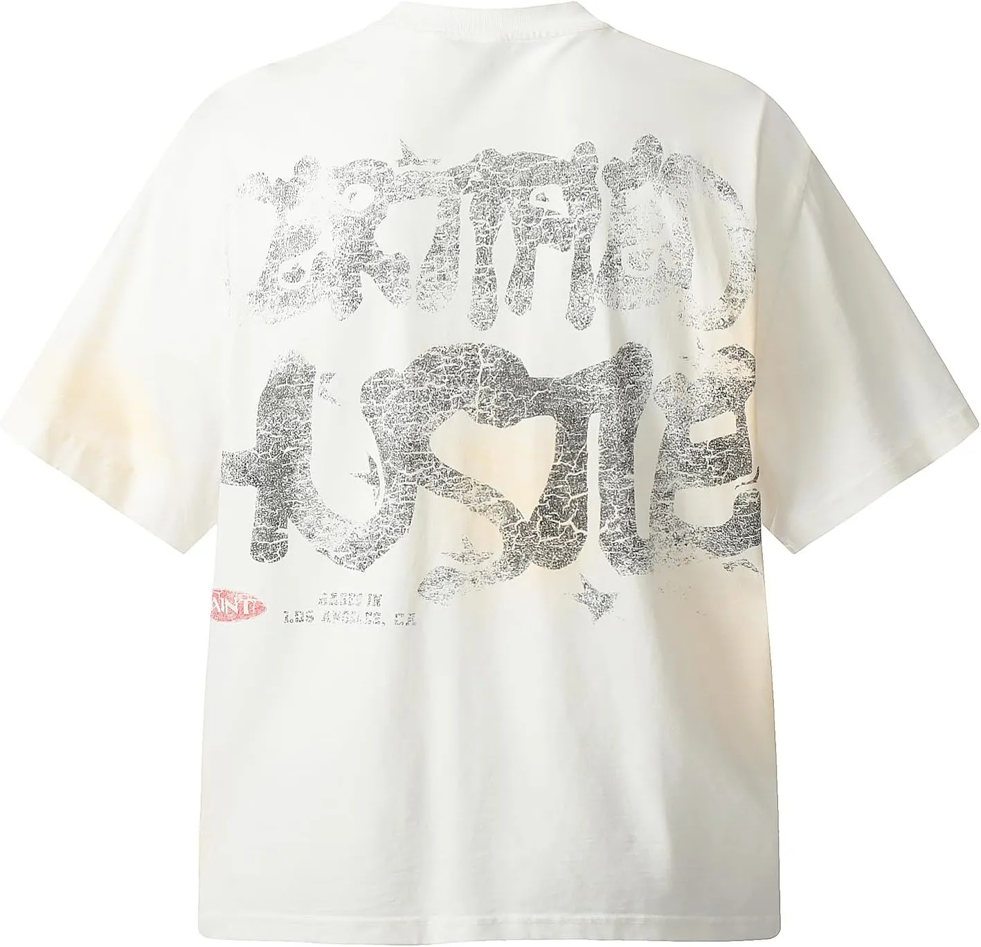 Men's Hip Hop Graphic Print Cotton T-Shirt Fashion Special Design Crewneck Rapper Short Sleeve Tops…