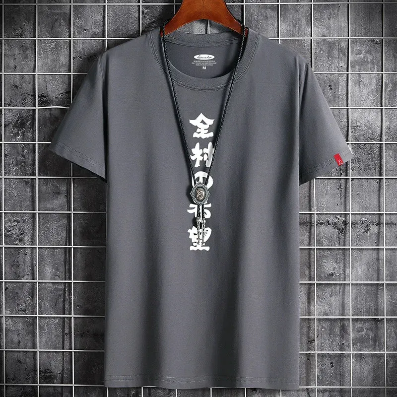 Men's Hip Hop T Shirt - Oversized  Men's Streetwear