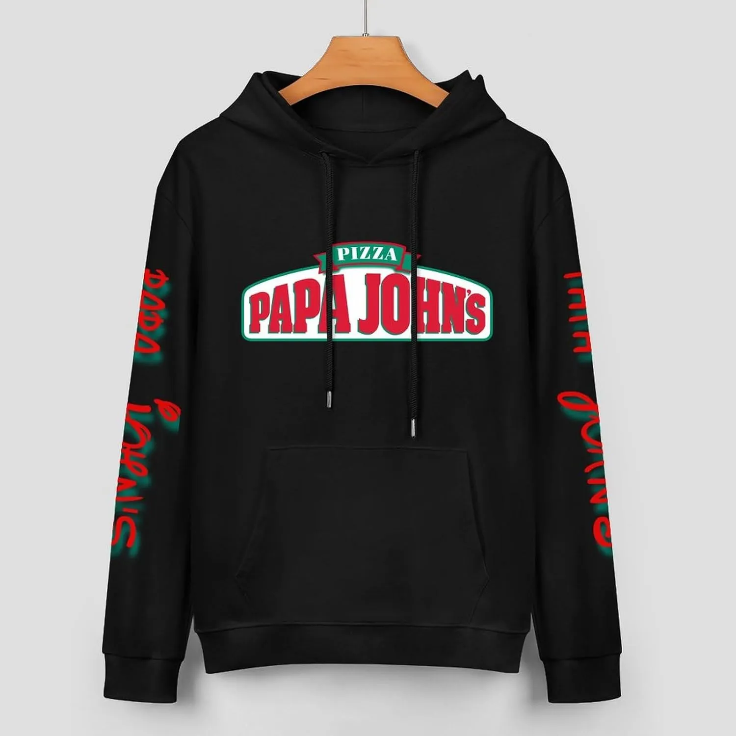Men's Logo Graphic Cotton Hoodie with Big Pocket Long Sleeve Soft Pullover Sweatshirt for Men Work Clothes Tops Hoody