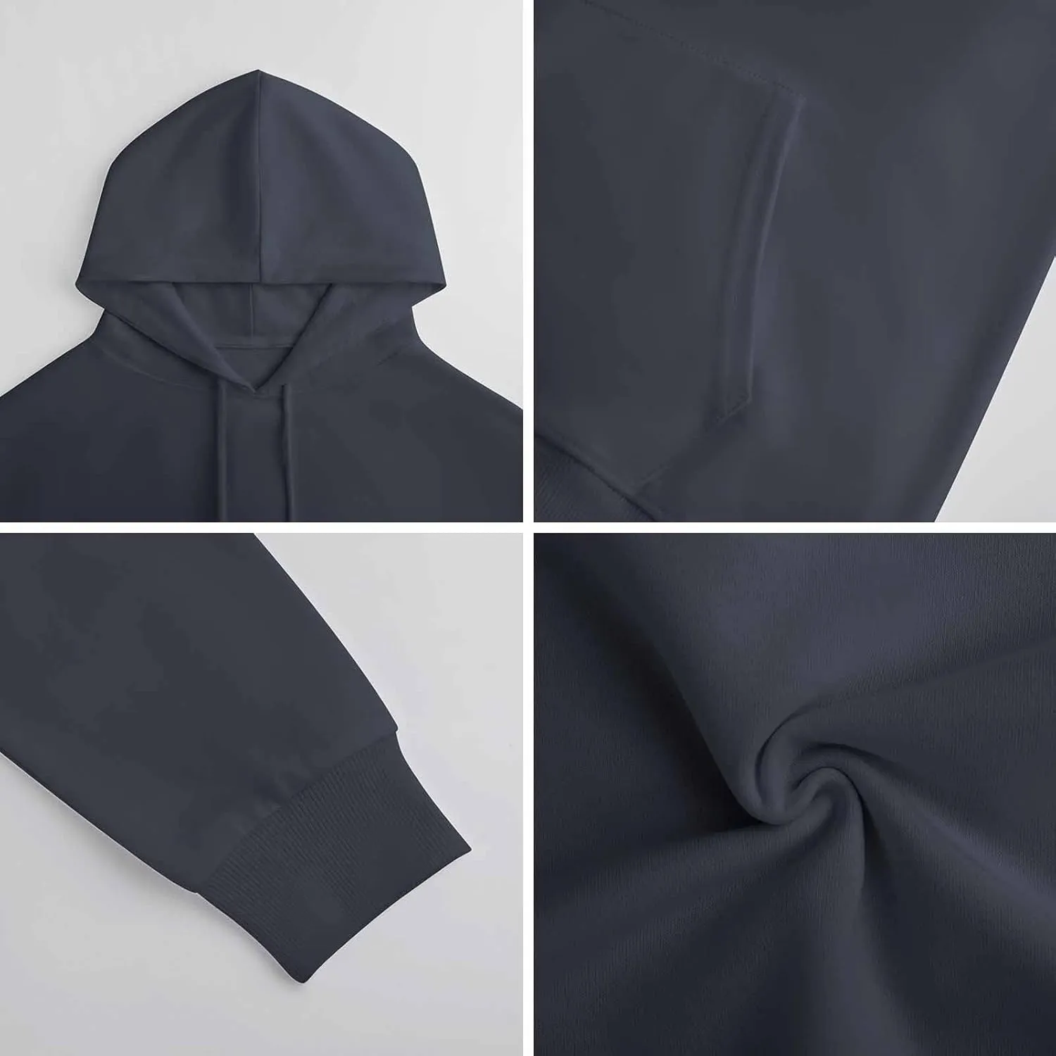 Men's Logo Graphic Cotton Hoodie with Big Pocket Long Sleeve Soft Pullover Sweatshirt for Men Work Clothes Tops Hoody