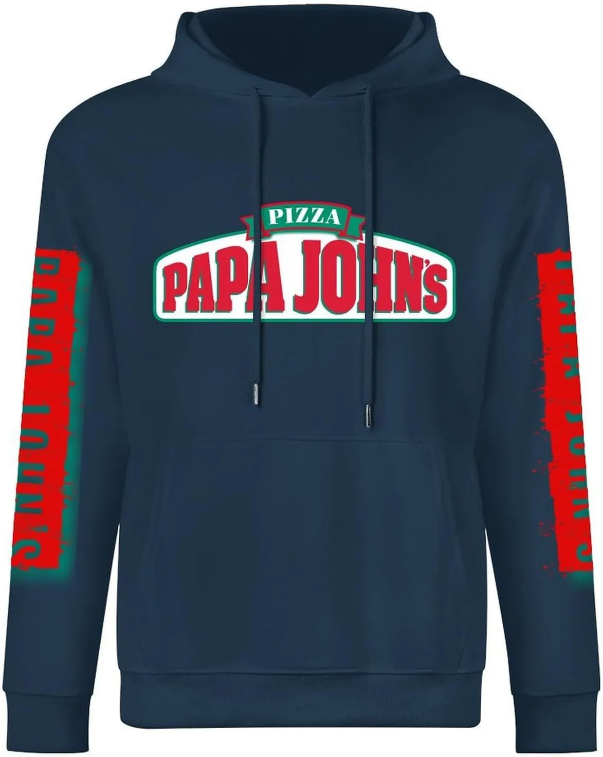 Men's Logo Graphic Cotton Hoodie with Big Pocket Long Sleeve Soft Pullover Sweatshirt for Men Work Clothes Tops Hoody