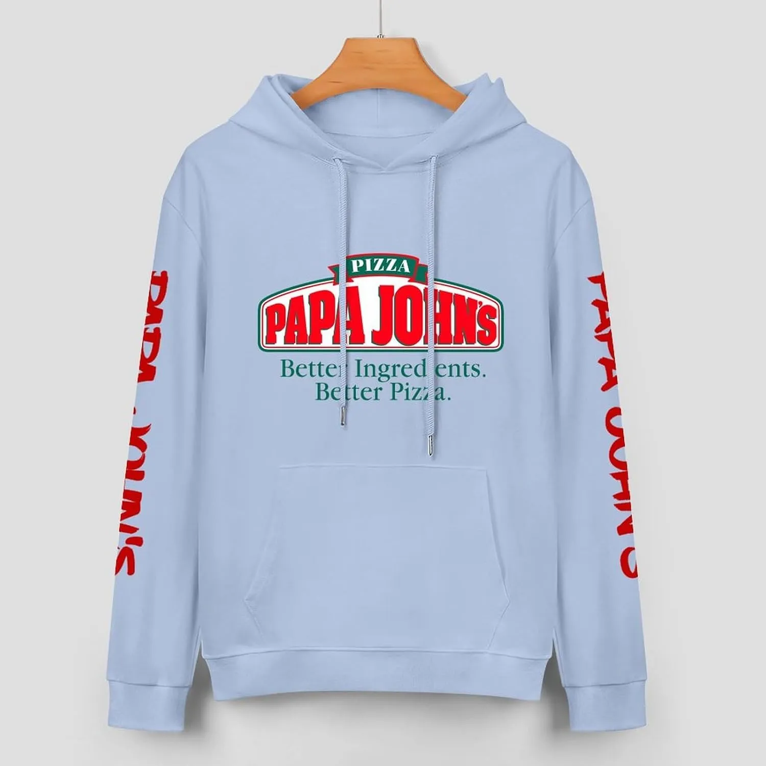 Men's Logo Graphic Cotton Hoodie with Big Pocket Long Sleeve Soft Pullover Sweatshirt for Men Work Clothes Tops Hoody