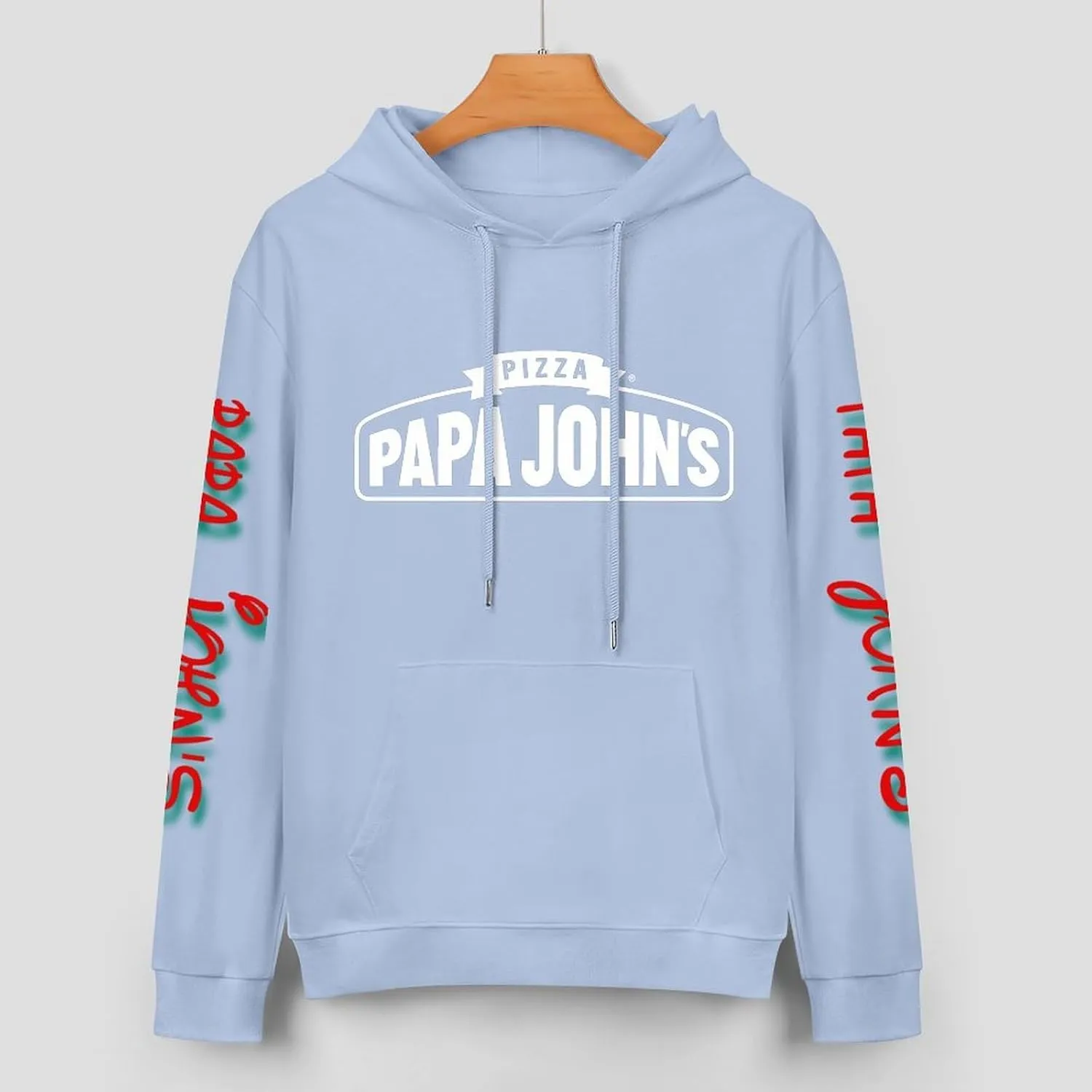 Men's Logo Graphic Cotton Hoodie with Big Pocket Long Sleeve Soft Pullover Sweatshirt for Men Work Clothes Tops Hoody
