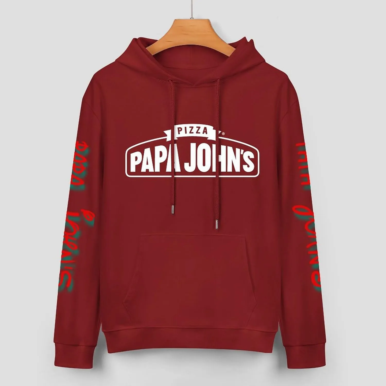 Men's Logo Graphic Cotton Hoodie with Big Pocket Long Sleeve Soft Pullover Sweatshirt for Men Work Clothes Tops Hoody