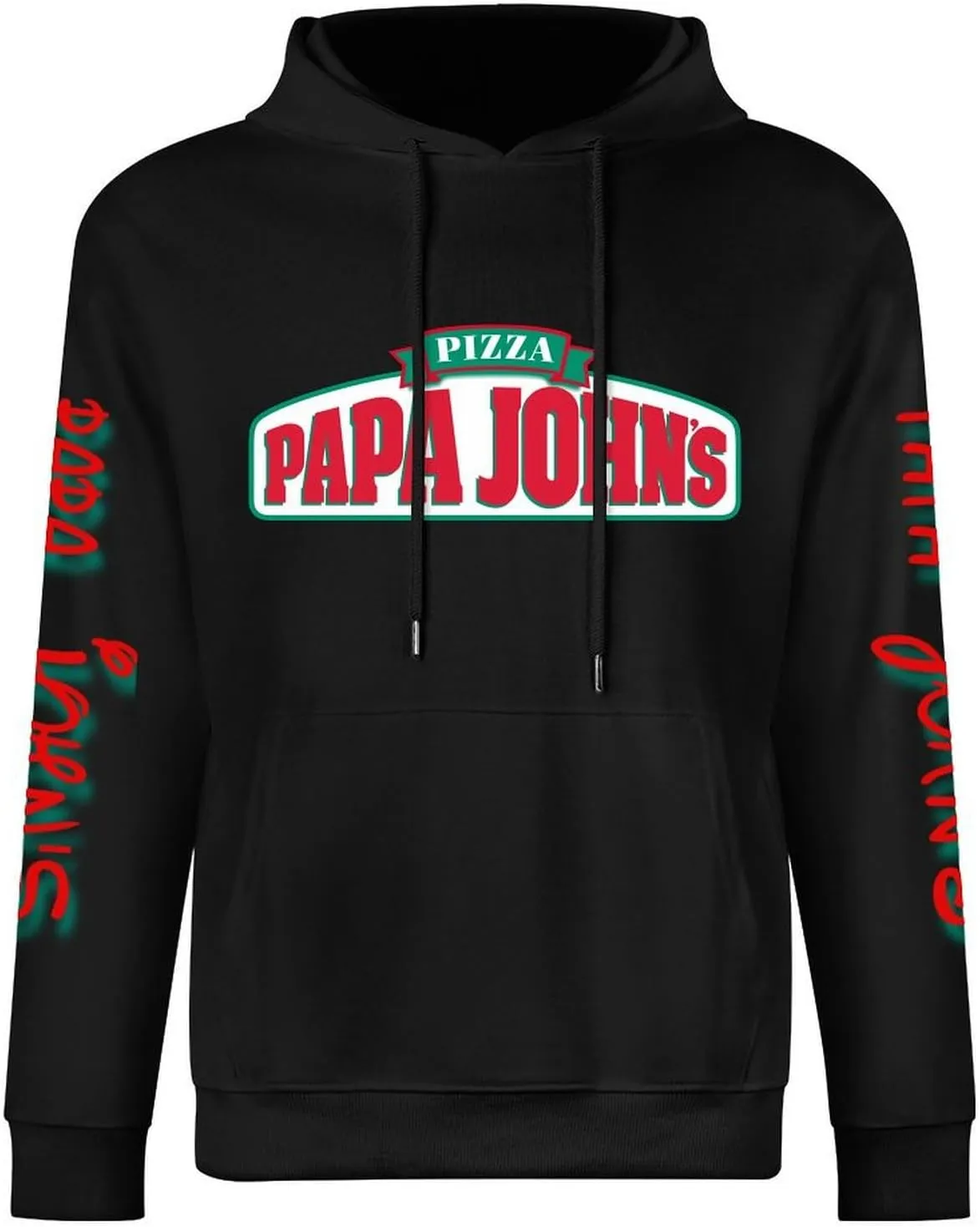 Men's Logo Graphic Cotton Hoodie with Big Pocket Long Sleeve Soft Pullover Sweatshirt for Men Work Clothes Tops Hoody