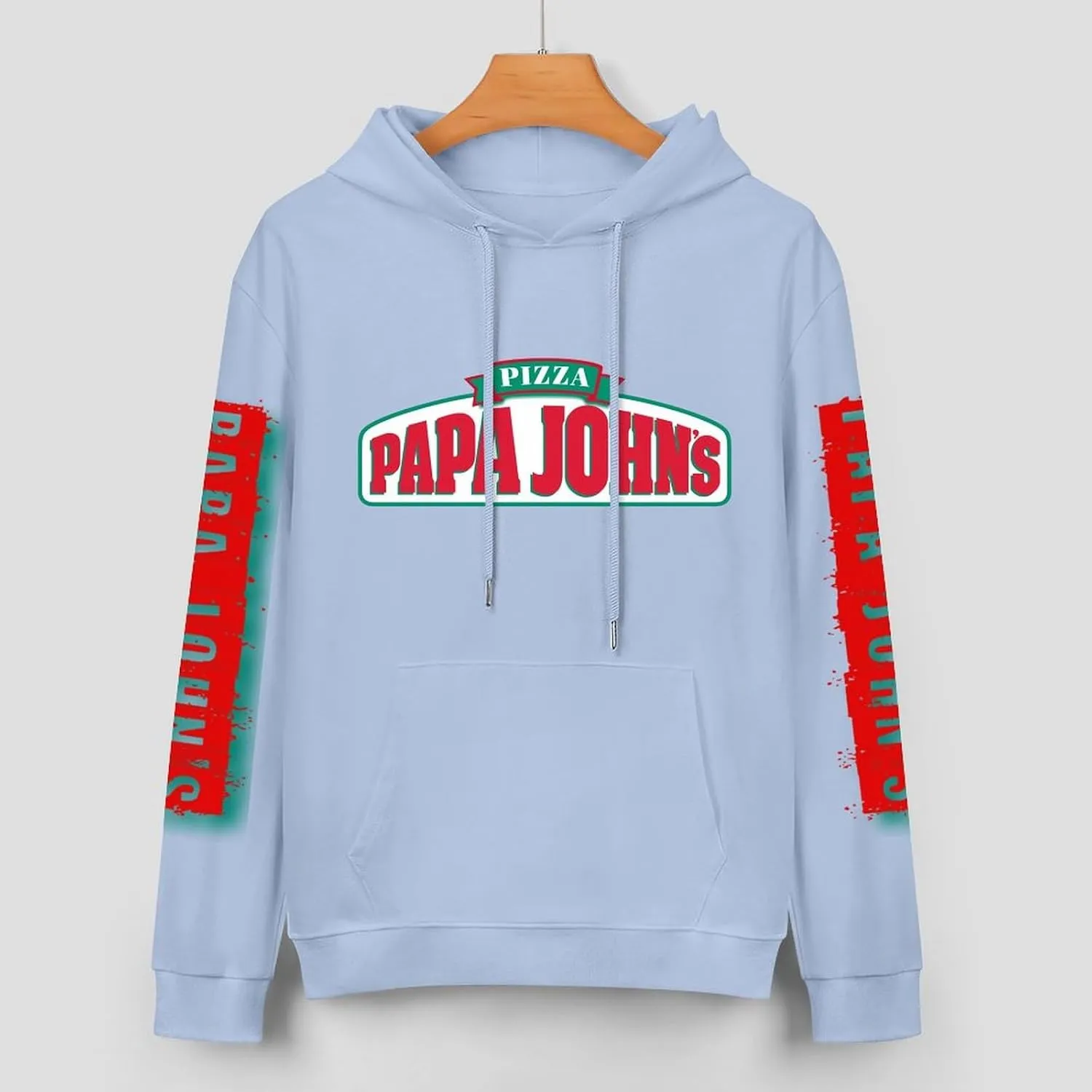Men's Logo Graphic Cotton Hoodie with Big Pocket Long Sleeve Soft Pullover Sweatshirt for Men Work Clothes Tops Hoody