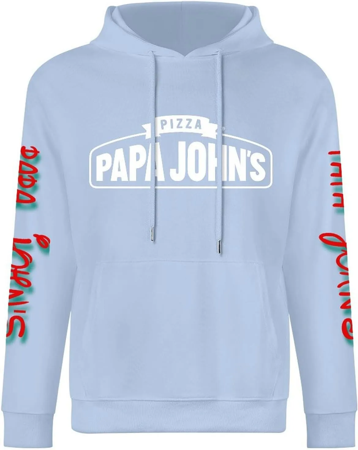 Men's Logo Graphic Cotton Hoodie with Big Pocket Long Sleeve Soft Pullover Sweatshirt for Men Work Clothes Tops Hoody