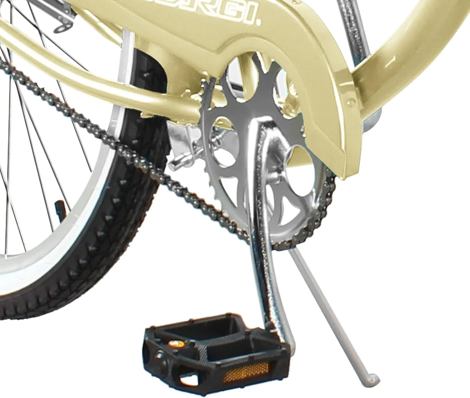 MICARGI 26” Retro Beach Cruiser Bike Coaster Brakes for Female