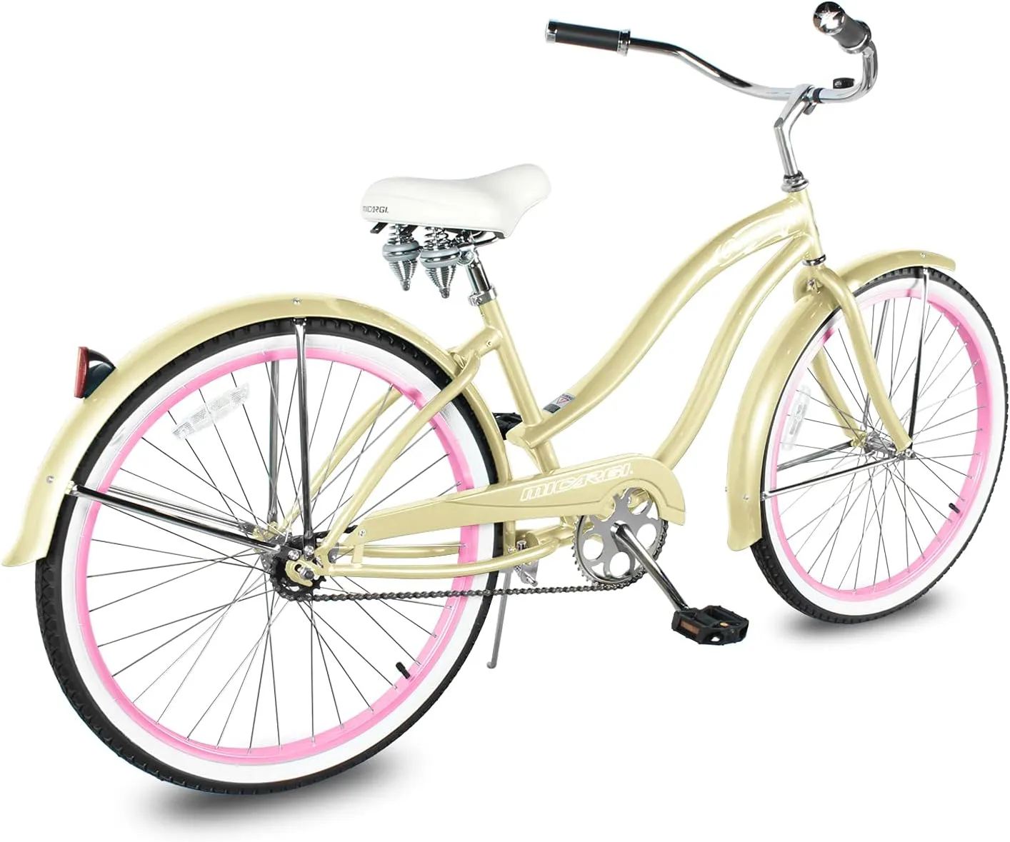 MICARGI 26” Retro Beach Cruiser Bike Coaster Brakes for Female