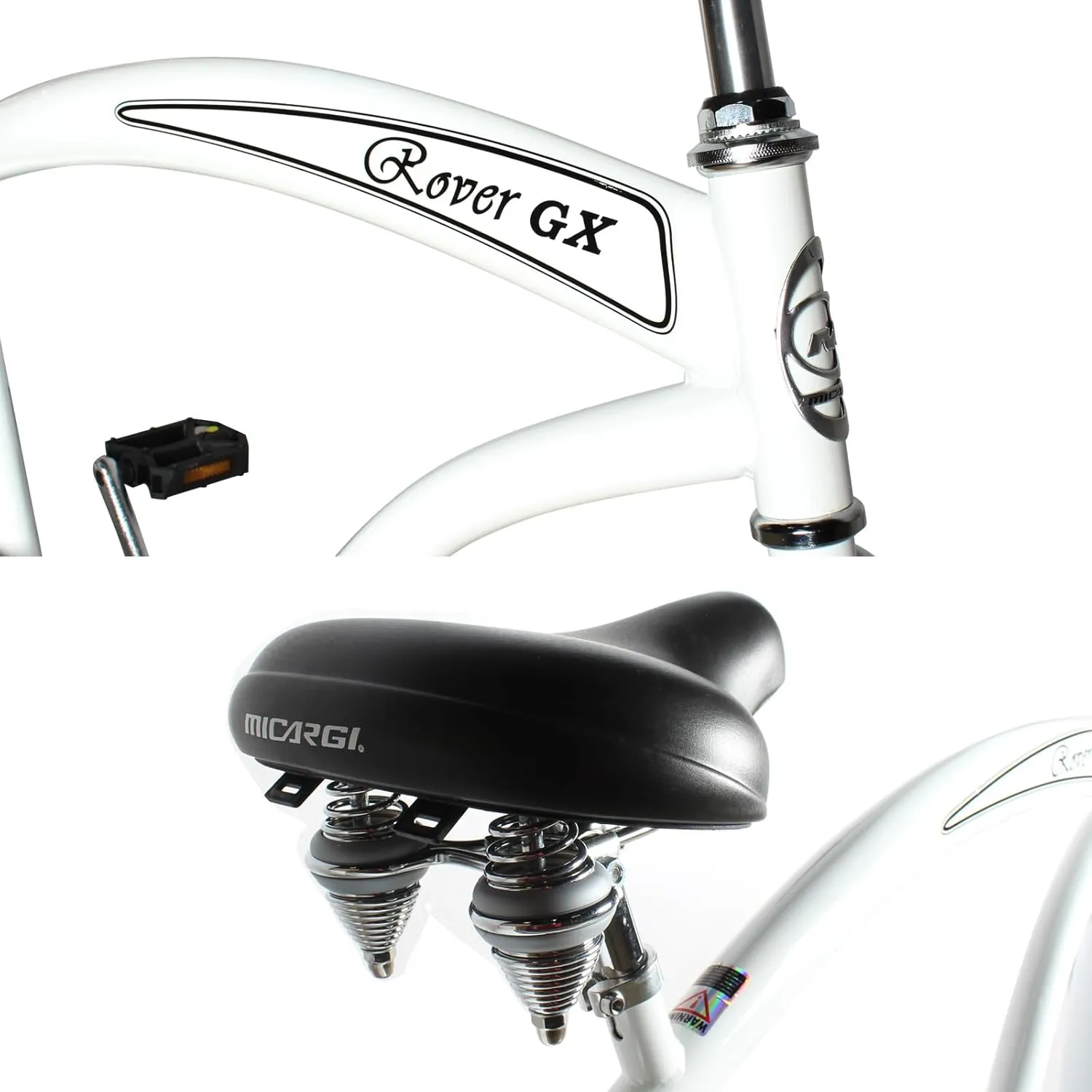 MICARGI 26” Retro Beach Cruiser Bike Coaster Brakes for Female