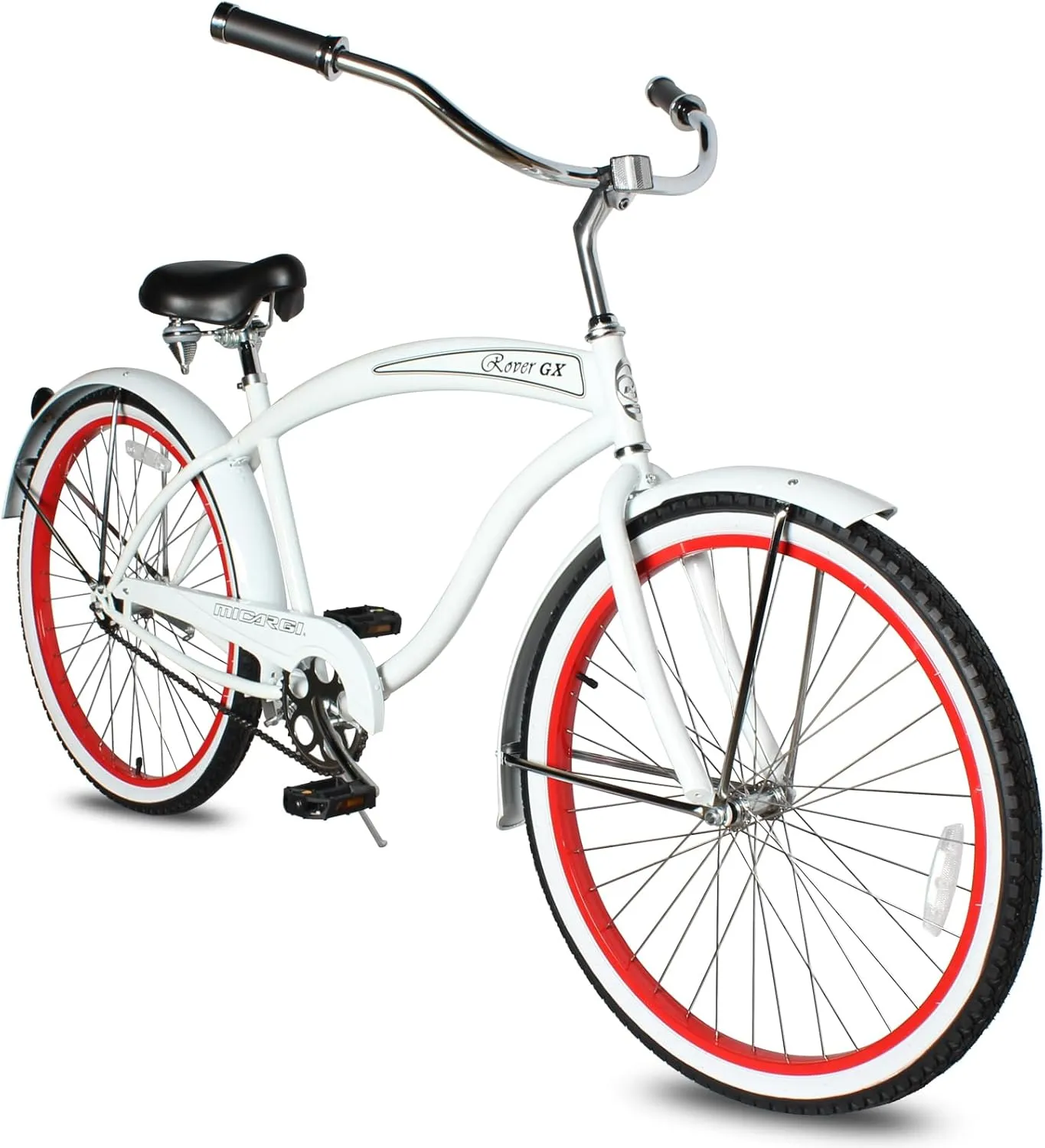 MICARGI 26” Retro Beach Cruiser Bike Coaster Brakes for Female
