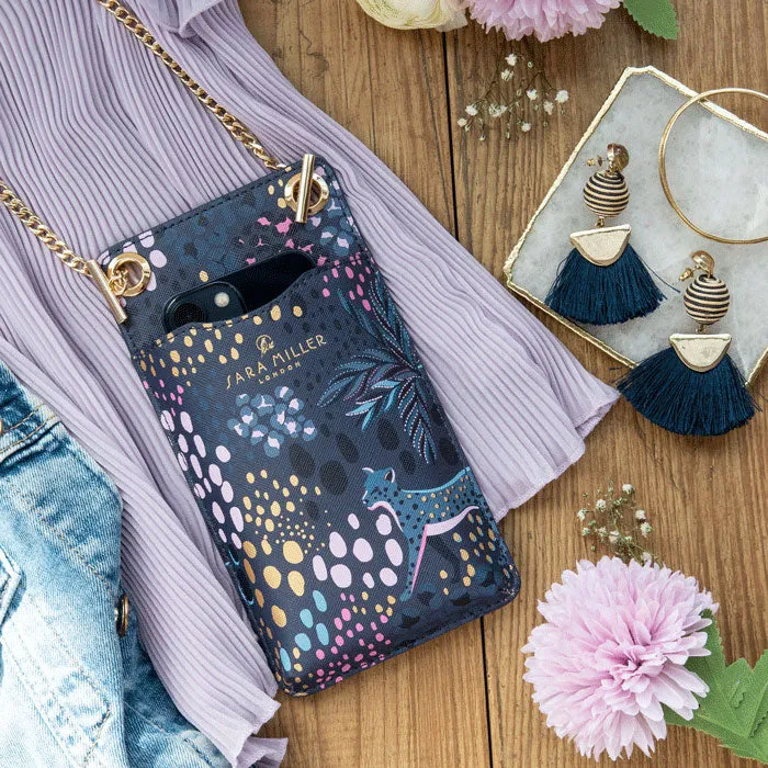 Midnight Leopard Phone Pouch