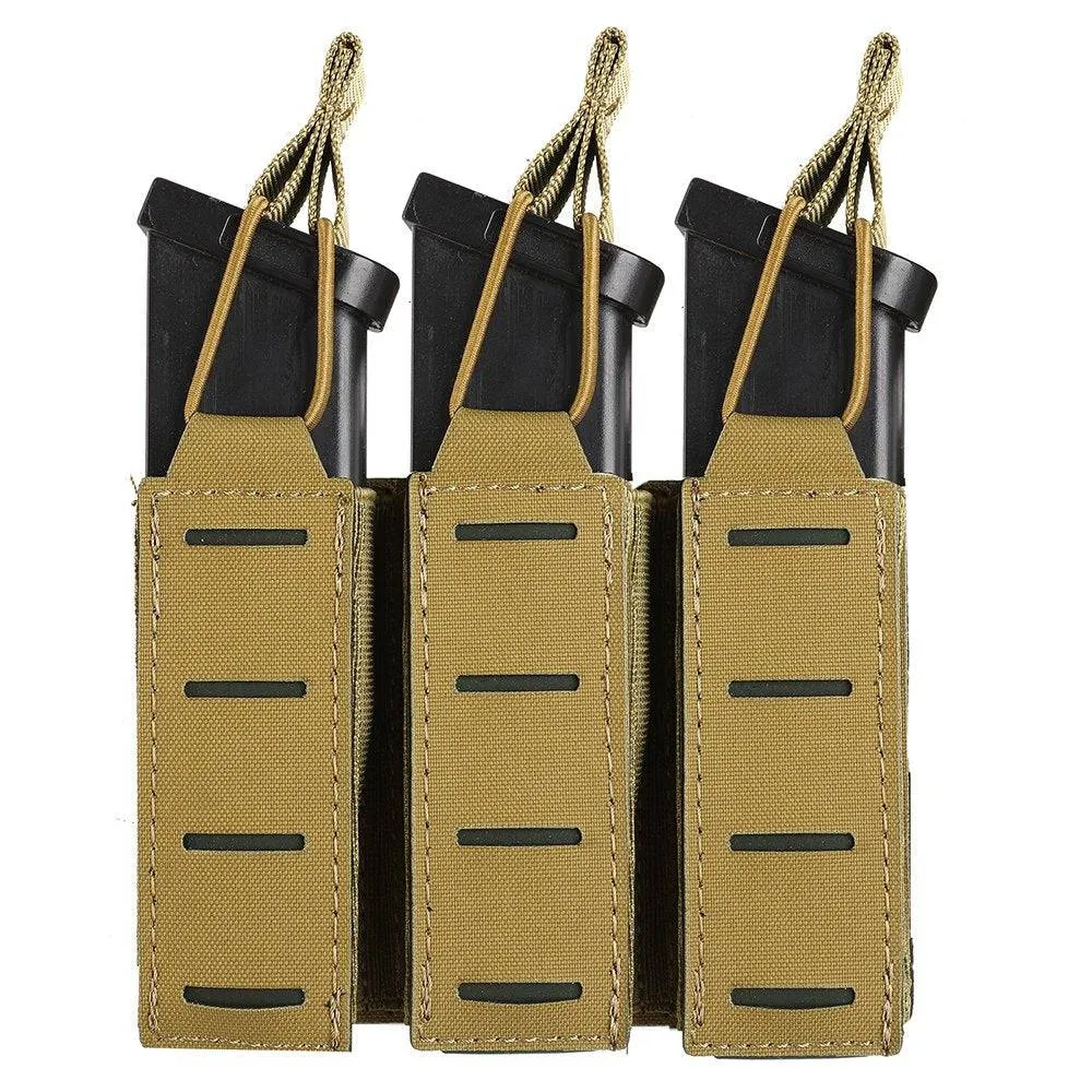Military Single, Double, and Triple Pistol Magazine Pouches for MK47