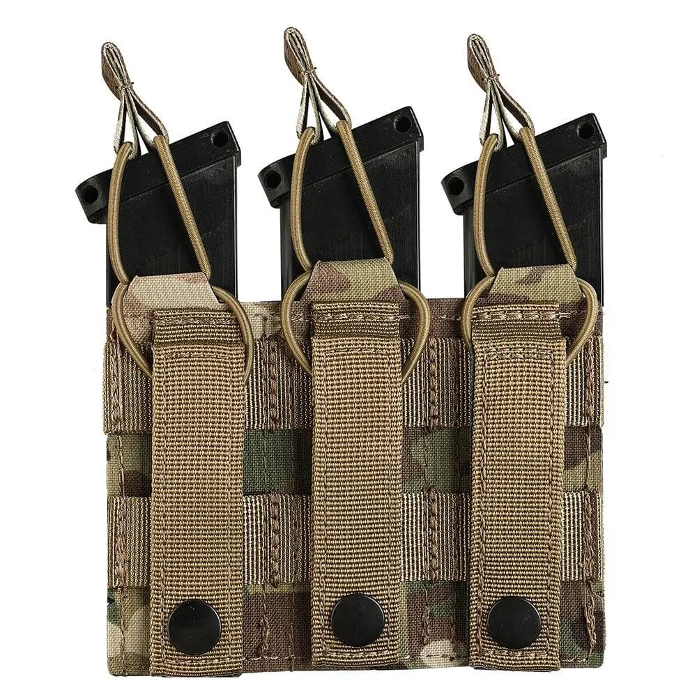 Military Single, Double, and Triple Pistol Magazine Pouches for MK47