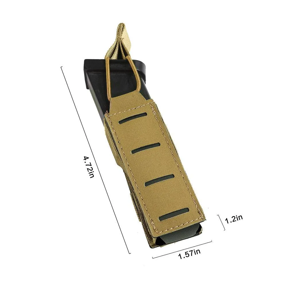 Military Single, Double, and Triple Pistol Magazine Pouches for MK47