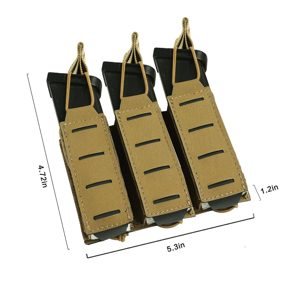 Military Single, Double, and Triple Pistol Magazine Pouches for MK47