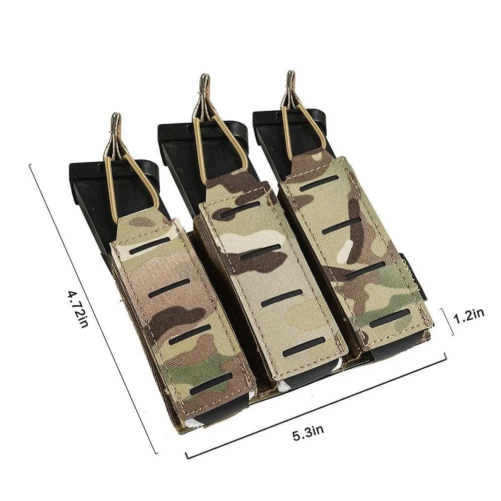 Military Single, Double, and Triple Pistol Magazine Pouches for MK47