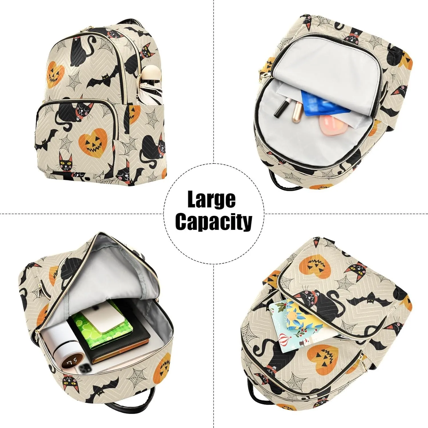 Mini Backpack Purse for Women Printed Purse Printed Backpack for Women Small Convertible Backpack Purse Ladies (color1, Small)