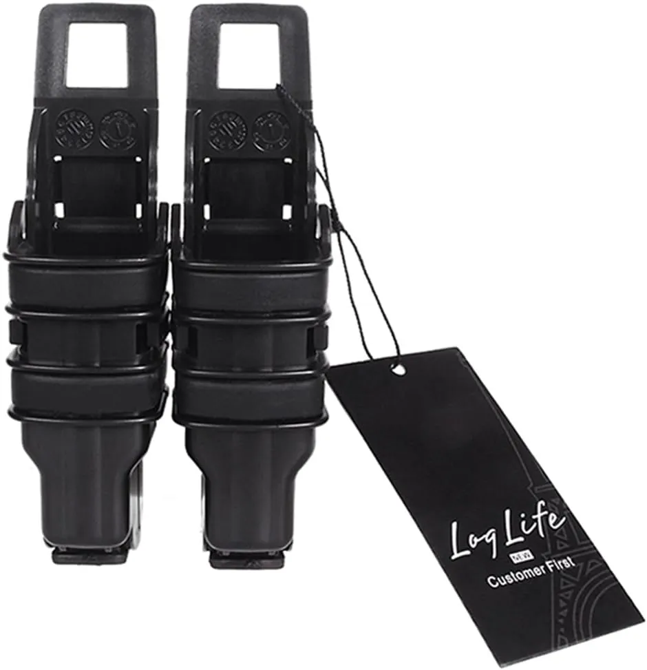Molle Mag Pouch Small Portable, Nylon Holster Fast 9mm Magazine Pouch for AR Pistol Black DE