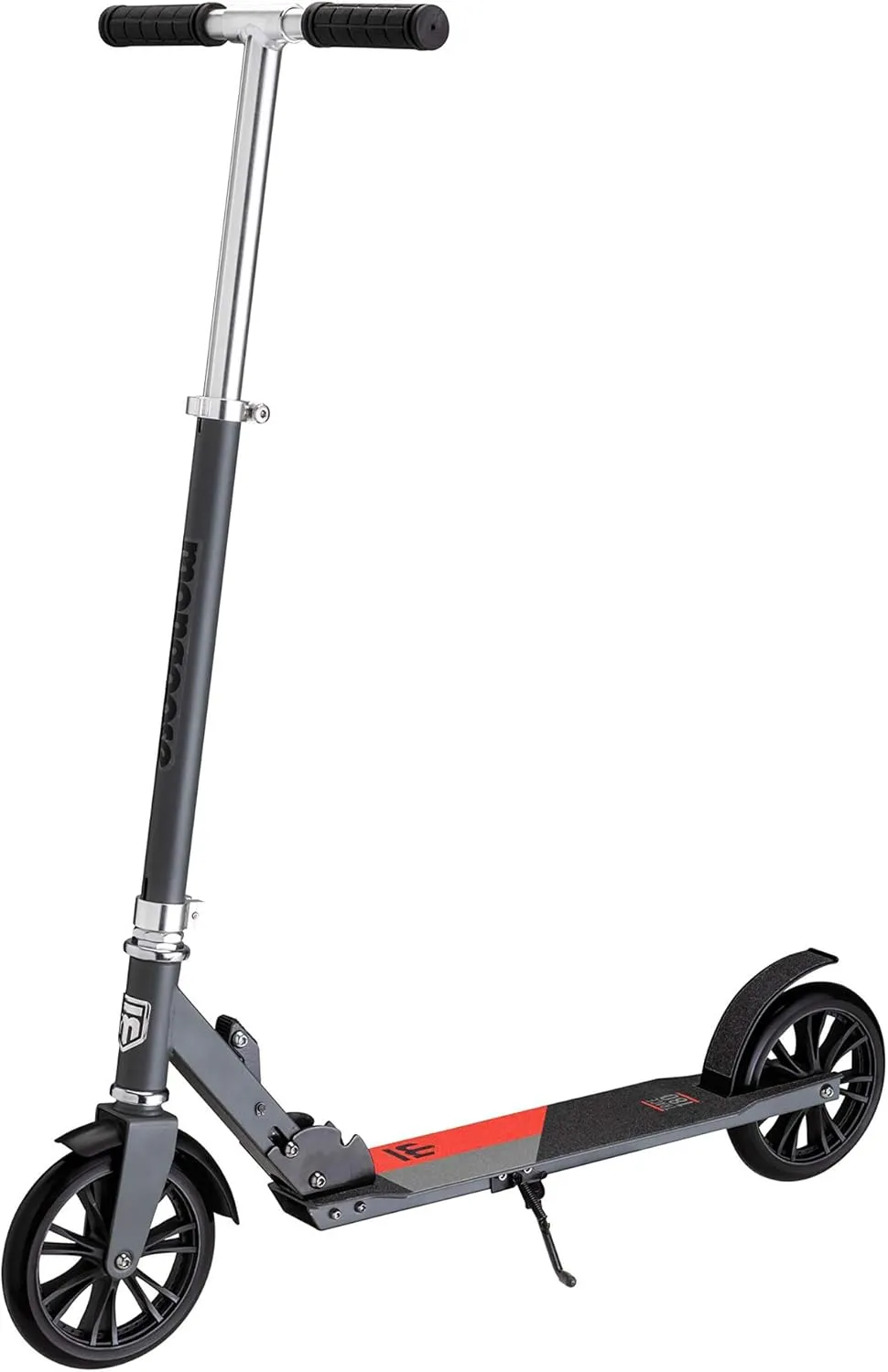 Mongoose Trace Kick Scooter for Youth Adult Boys and Girls, Quick-Release, Lightweight & Easy Folding Scooter, Bike Style Grips, Supports 176 lb Up to 220 lbs