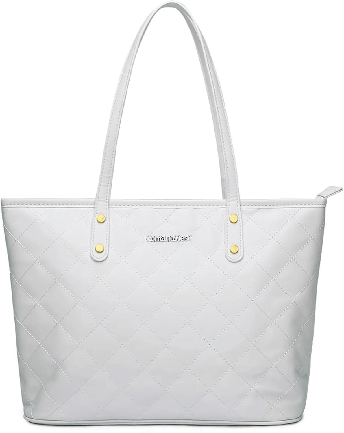 Montana West Quilted Handbag for Women Tote Purse Shoulder Bag Large Fashion Hobo Purse