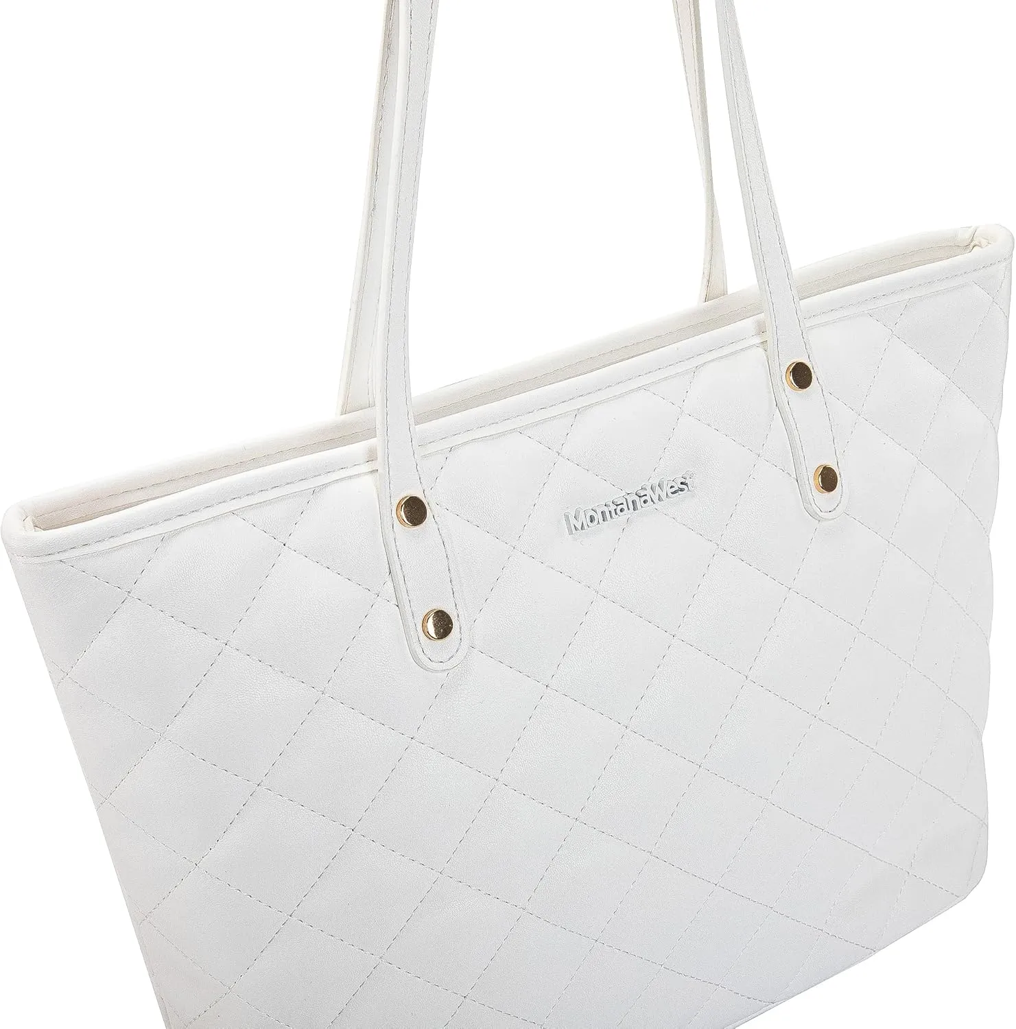 Montana West Quilted Handbag for Women Tote Purse Shoulder Bag Large Fashion Hobo Purse