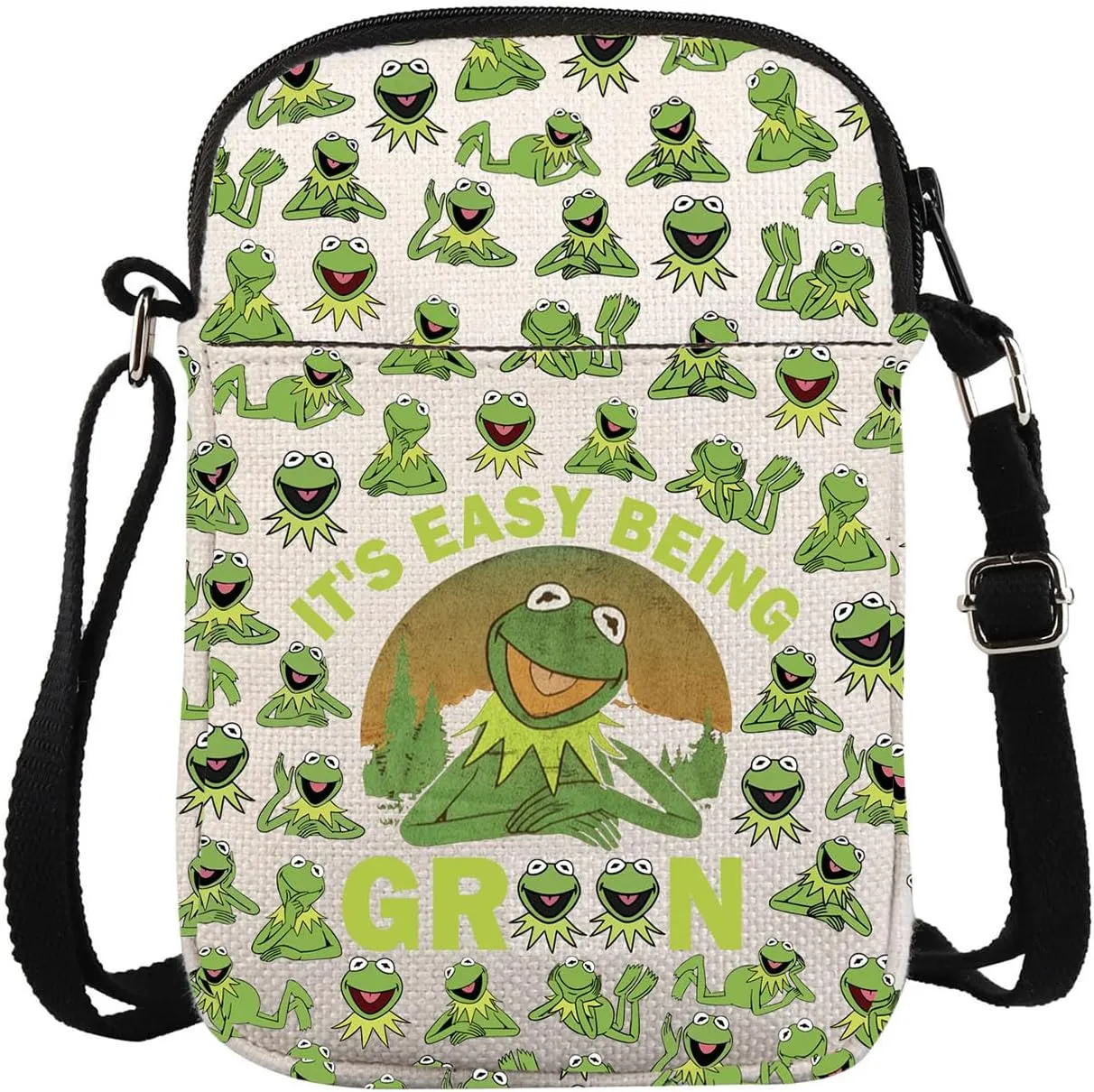 Movie Merchandise Crossbody Bag WDW Frog Fans Gift Frog Character Carry On Bag Singing Frog Gift