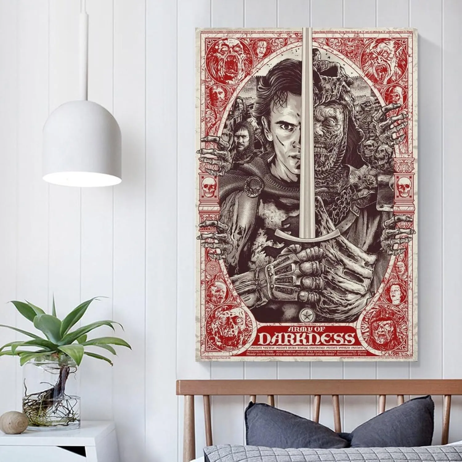 Movie Poster Army of Darkness Canvas Poster Prints Canvas Art Poster And Wall Art Picture Print Modern Family Bedroom Decor Posters 16x24inch(40x60cm)