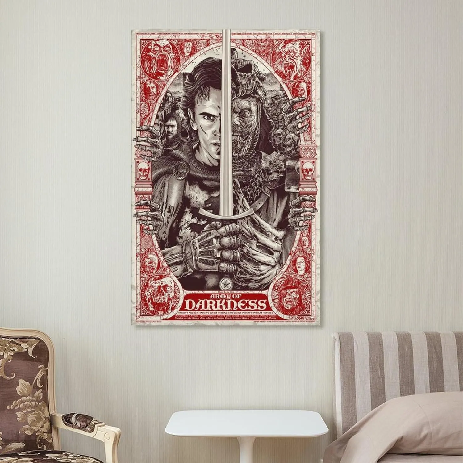 Movie Poster Army of Darkness Canvas Poster Prints Canvas Art Poster And Wall Art Picture Print Modern Family Bedroom Decor Posters 16x24inch(40x60cm)
