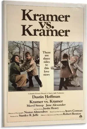 Movie Posters Kramer Vs. Kramer (5) Wall Art Paintings Canvas Wall Decor Home Decor Living Room Decor Aesthetic 20x30inch(50x75cm) Frame-Style