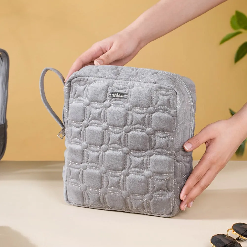 Multipurpose Travel Kit Set Of 4 Grey