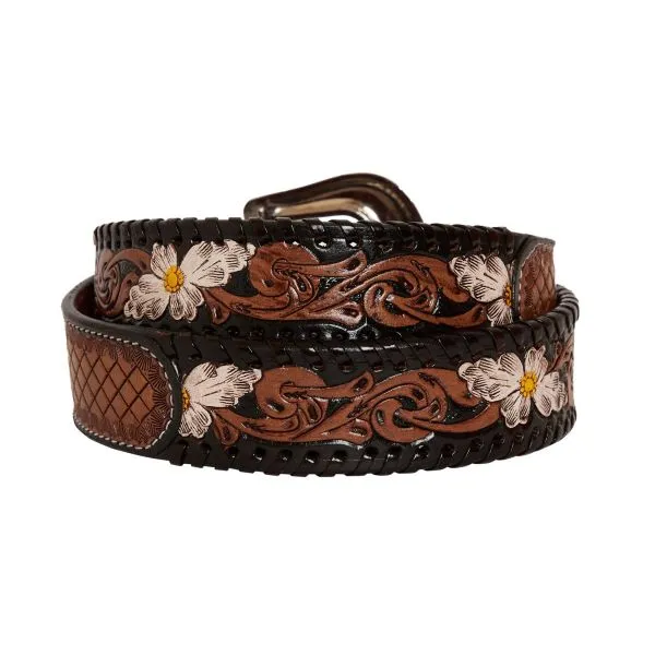 Myra Painted Tooled Western Women's Belt S-4059
