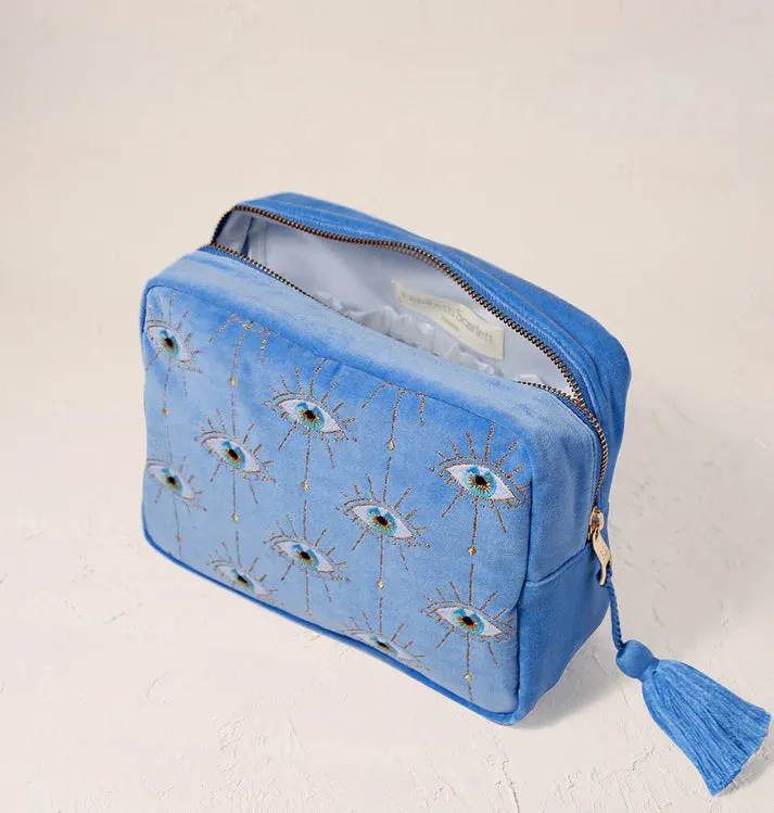 Mystical Eye Wash Bag - Caribbean Blue