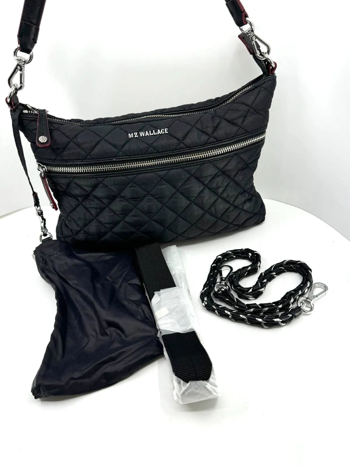 MZ WALLACE QUILTED NYLON CROSBY CROSSBODY BAG