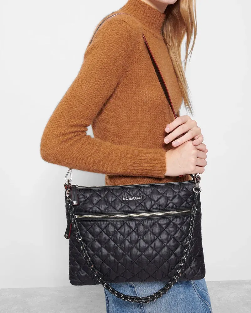 MZ WALLACE QUILTED NYLON CROSBY CROSSBODY BAG