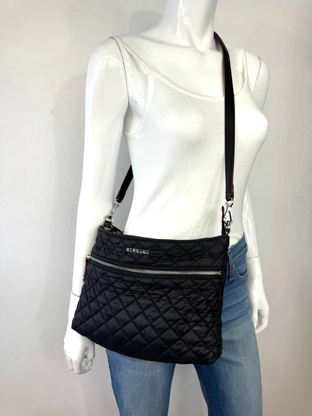 MZ WALLACE QUILTED NYLON CROSBY CROSSBODY BAG