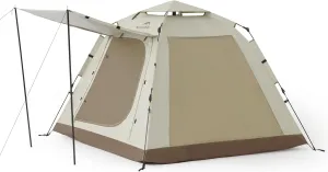 Naturehike Ango Camping Tent,3 Person 4 Person Instant Cabin Tent,Easy Setup Pop up Tents for Camping,3-4 People Family Camp Tent