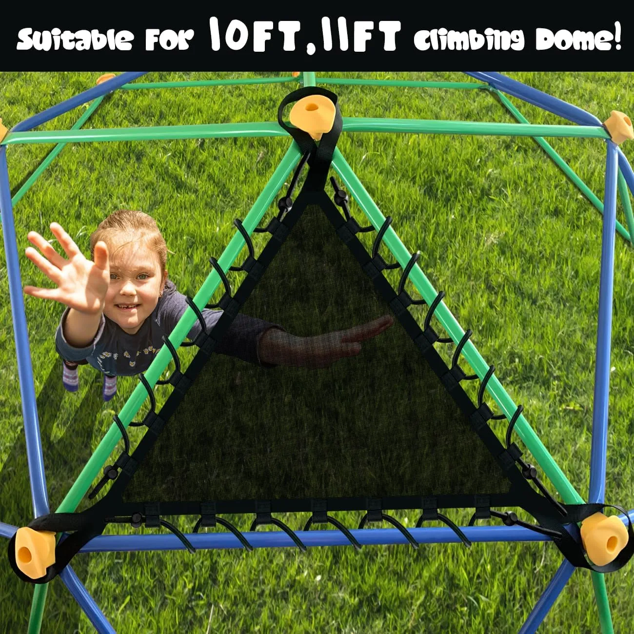 Net Chair for 10FT 11FT Climbing Dome, Sturdy Climber Dome Accessories, Easy to Install, Ages 4 and up