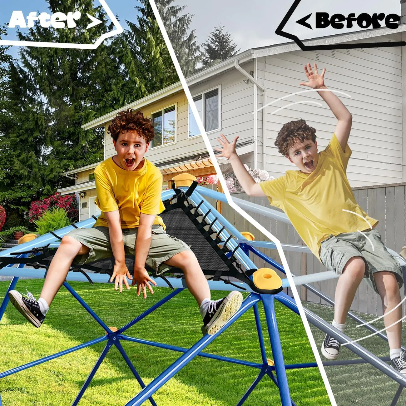 Net Chair for 10FT 11FT Climbing Dome, Sturdy Climber Dome Accessories, Easy to Install, Ages 4 and up