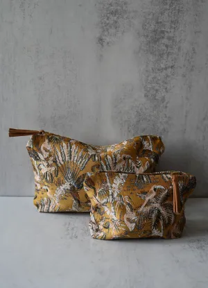 Ochre Flamingo Pouches