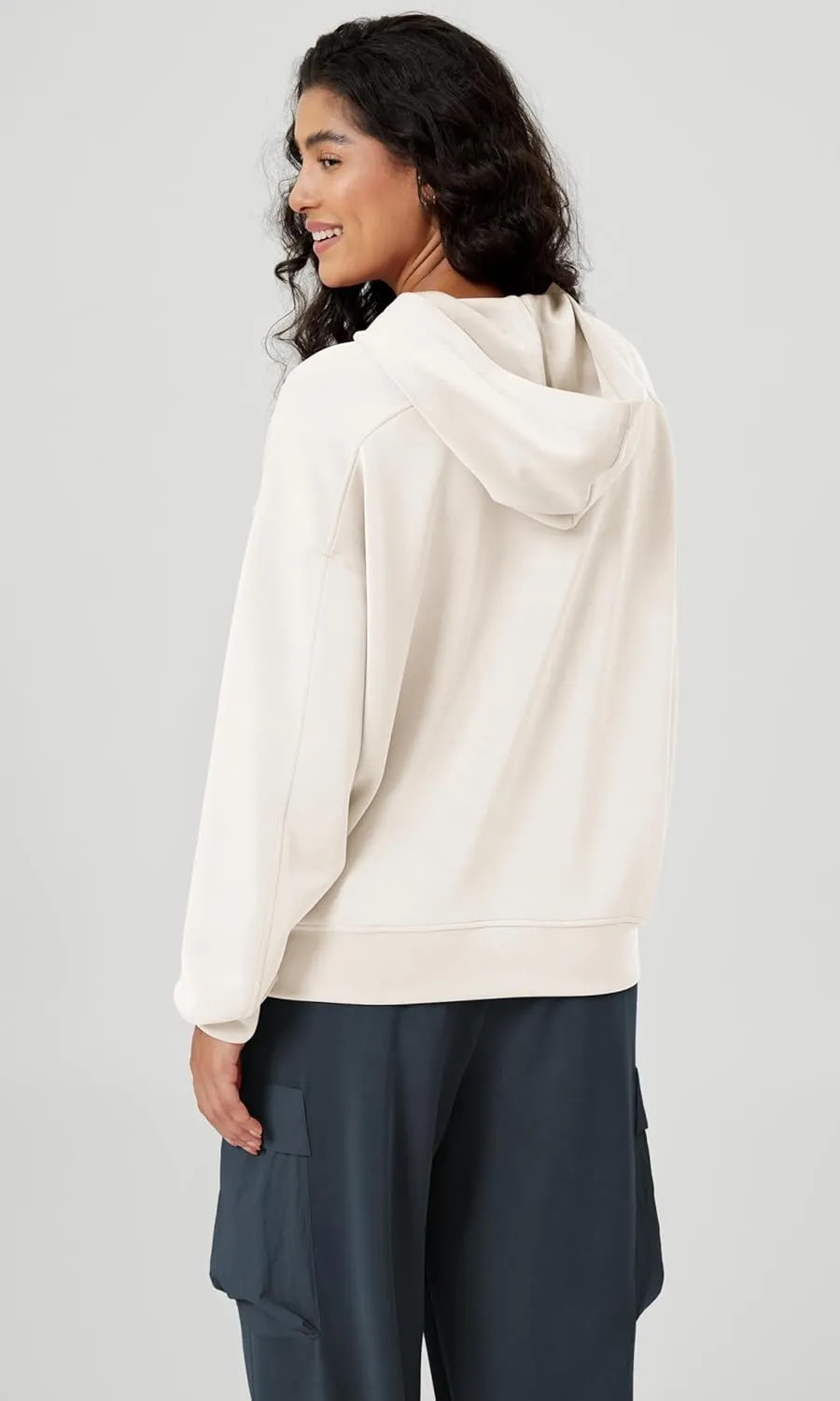ODODOS Women's Modal Soft Oversized Hoodies Long Sleeve Hooded Sweatshirts Pullover Top with Kangaroo Pocket